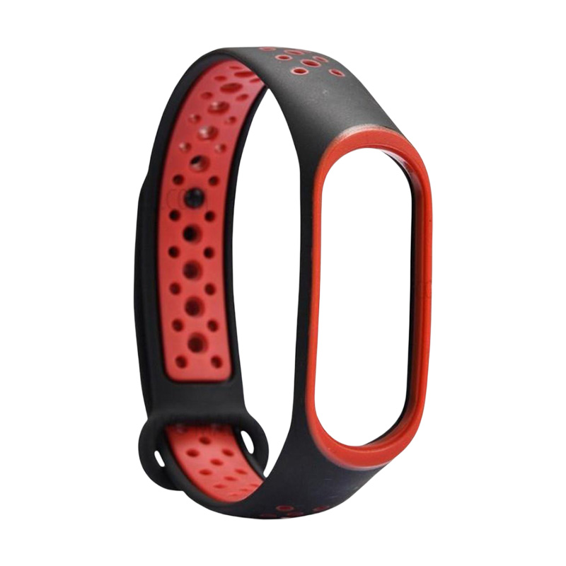 Picture of Replace Belt Double Colour Silicone Strap For Mi Band 3 / Mi Band 4