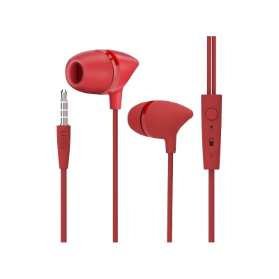 Picture of C100 In Ear Wired Earphone - Red