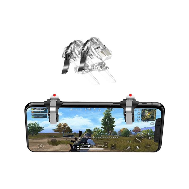 Picture of PUBG Mobile Joystick 1Set Trigger Fire Button Controller-Silver