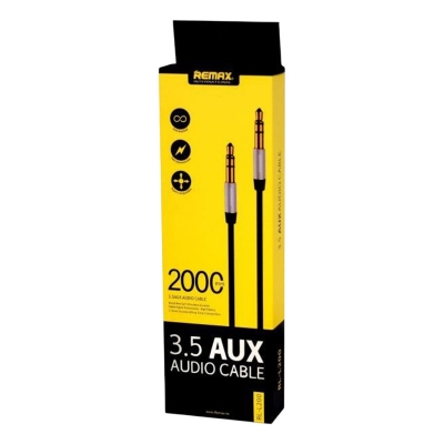 Picture of Remax Aux Audio Cable 2 Meter RL-L200 3.5MM Cable
