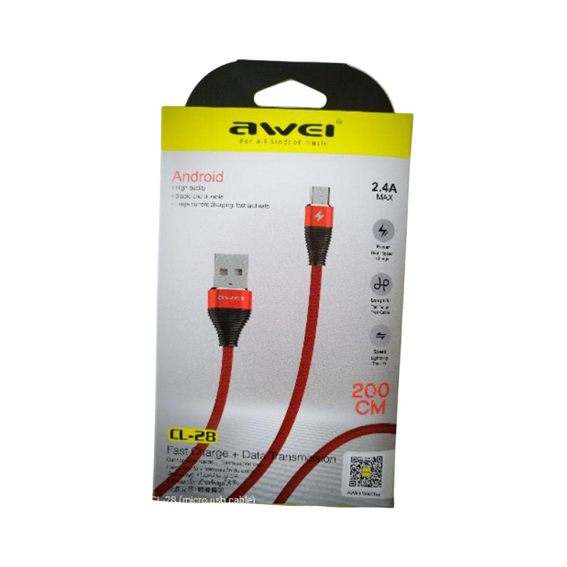 Picture of AWEI CL-28 Android Micro USB Fast Data Cable 2 Meter