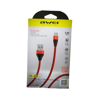 Picture of AWEI CL-28 Android Micro USB Fast Data Cable 2 Meter