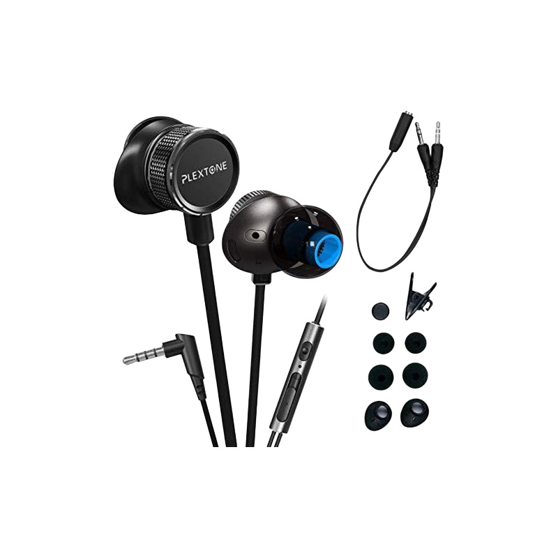 Picture of PLEXTONE G15 Headphone Sport Stereo Hammerhead Earphone Game In-ear Earbuds With Microphone Wired Magnetic Gaming Earphones