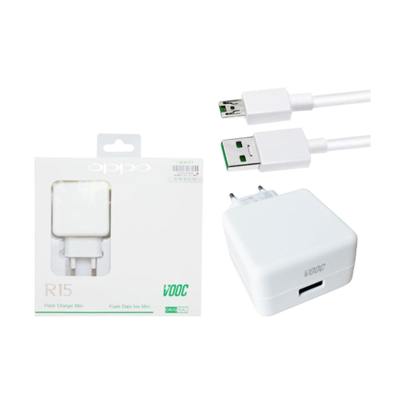Picture of Oppo Super VOOC Charger For R15 R15 Pro R17 Fast Charging with Micro USB Cable