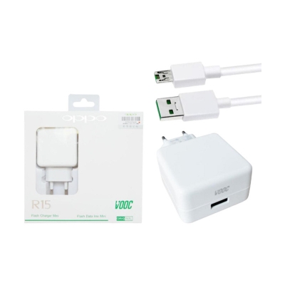 Picture of Oppo Super VOOC Charger For R15 R15 Pro R17 Fast Charging with Micro USB Cable