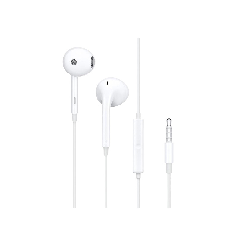Picture of OPPO R15 Earphone with Mic Wired Controller Headset 3.5mm Plug In-Ear Earphone For OPPO R15 Huawei Honor iPhone Samsung Smartphone