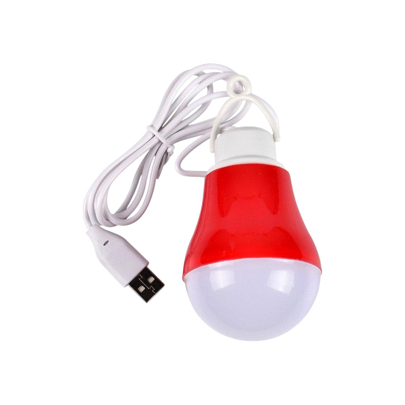 Picture of Portable USB Bulb Colorful PVC Environmental Bulb Light 5V 5W LED lamps For Hiking Camping Travel Outdoor lighting Night Light