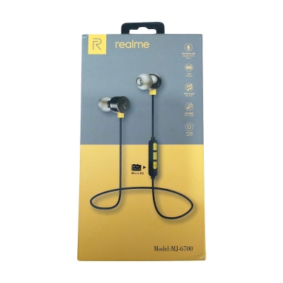 Picture of Realme Buds 2 Bluetooth Earphone Micro SD Supported Stereo Earphone Black