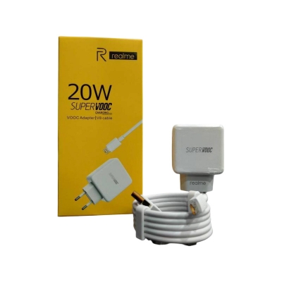 Picture of For Realme VOOC Flash Charging Fast Charger with Type-C Data and Charging Cable For Realme X XT X2 X2Pro 6 6i 6 Pro 5 Pro