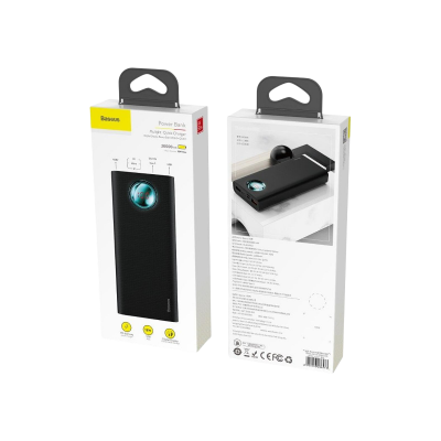 Picture of Baseus Amblight Quick Charger Digital Display 18W Power Bank PD3.0+QC3.0 20000mAh