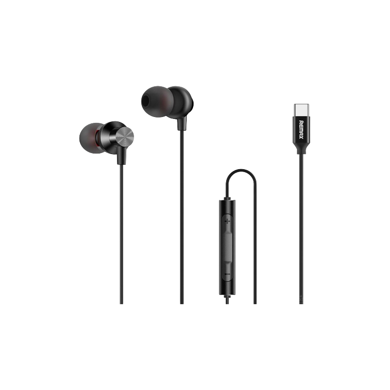 Picture of REMAX RM-560 Wired Earphone Type-C Interface In-Ear Three-Button Wire Control Durable With Microphone