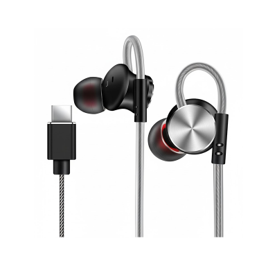 Picture of QKZ Newest DM10c Type-C Interface Zinc Alloy HiFi Earphone In Ear Earphones Sports Headset For Phone Laptop Gaming Earphone Earbuds Type-C Earphone Magnet