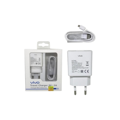 Picture of For Vivo SmartPhone Fast Charger with Micro USB Data Cable For Vivo Vivo V9 V11 V11 Pro V15 V15 Pro