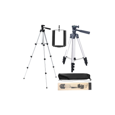 Picture of Foldable Camera & Mobile Tripod 3110 Stand with Mobile Clip Holder Bracket Perfect for Streaming and TikTok Videos  Tech & Tune - Sale