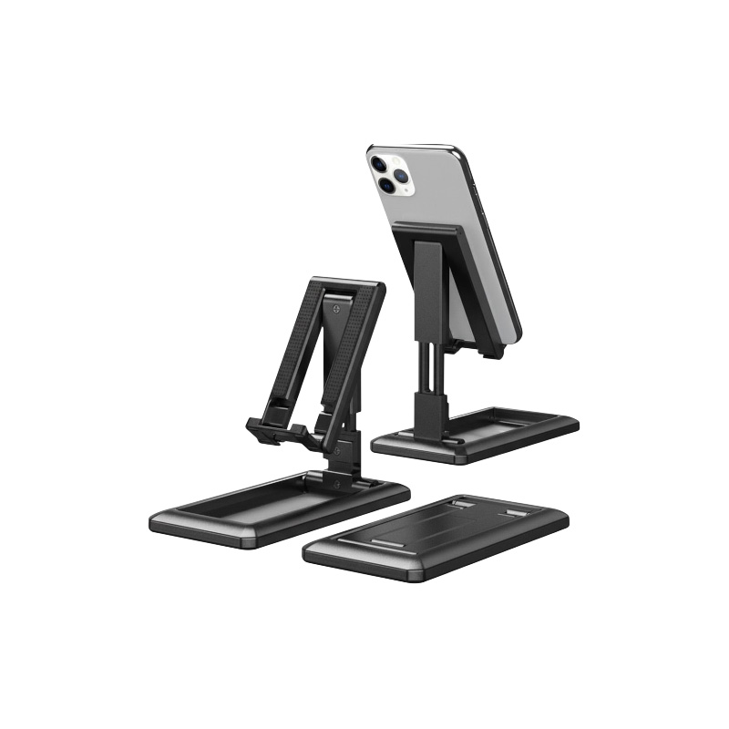 Picture of Adjustable Mobile Phone Desktop Stand Universal Metal Desktop Tablet Holder Foldable Extend Support Desk Mobile Phone Holder For Live Video, Fb Live, Watch Video Phone Stand