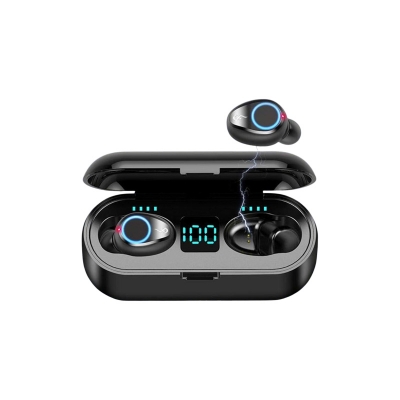 Picture of F9 Touch Control Mini Earbuds Bluetooth Earphones TWS V5.0 Waterproof HD Stereo Wireless Earbuds Noise Cancelling Gaming Headset LED Power Display