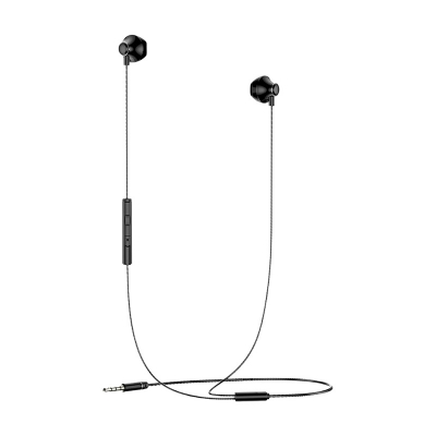 Picture of Rock Space (Org) Muyue Black In Ear Wired Earphone Headset with Microphone and Volume Control