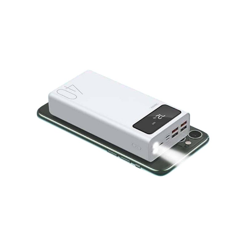 Picture of REMAX Mengine Series RPP-113 40000mAh LED Display Large_Capacity Fast Charge Power Bank 3 Input 4 USB Output Flashlight For Emergency