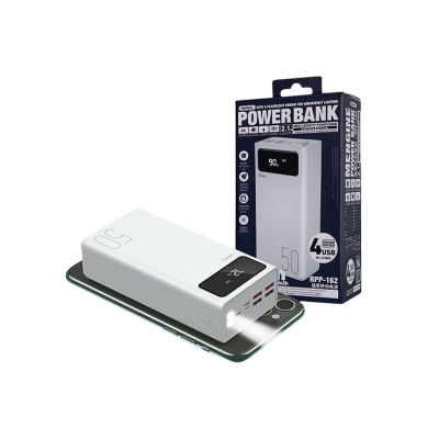 Picture of REMAX RPP-162 50000MAH MENGINE SERIES POWER BANK PowerBank 50000mAh Safest Power Bank Big_Capacity Power Bank with LED Display For iPhone Android Uiaomi Samsung Huawei All in One
