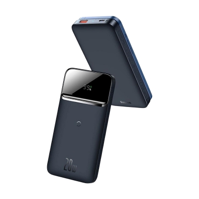 Picture of BASEUS 20W 10000mAh QI Wireless Power Bank 2 in 1 Wireless Charging and Power Bank For 12 Pro Max 11 Pro Max 8 8+ X Xs Max Xr / Samsung Galaxy Note 20 Ultra S10 Plus S9+ S8 S8+ S7 Edge S6 Edge Galaxy S20 S21+ S21 Ultra