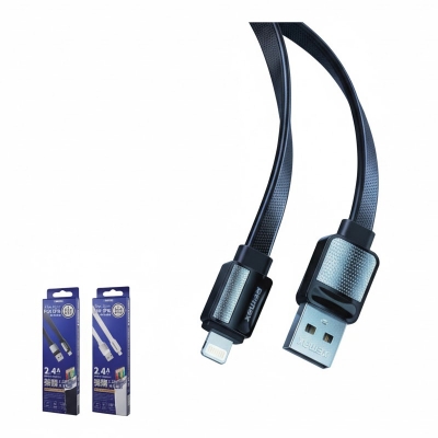 Picture of Remax RC-154i Lightning Platinum PRO Data Cable Flat USB 5V/2.4A 1M Quick Charge Fast Data Sync