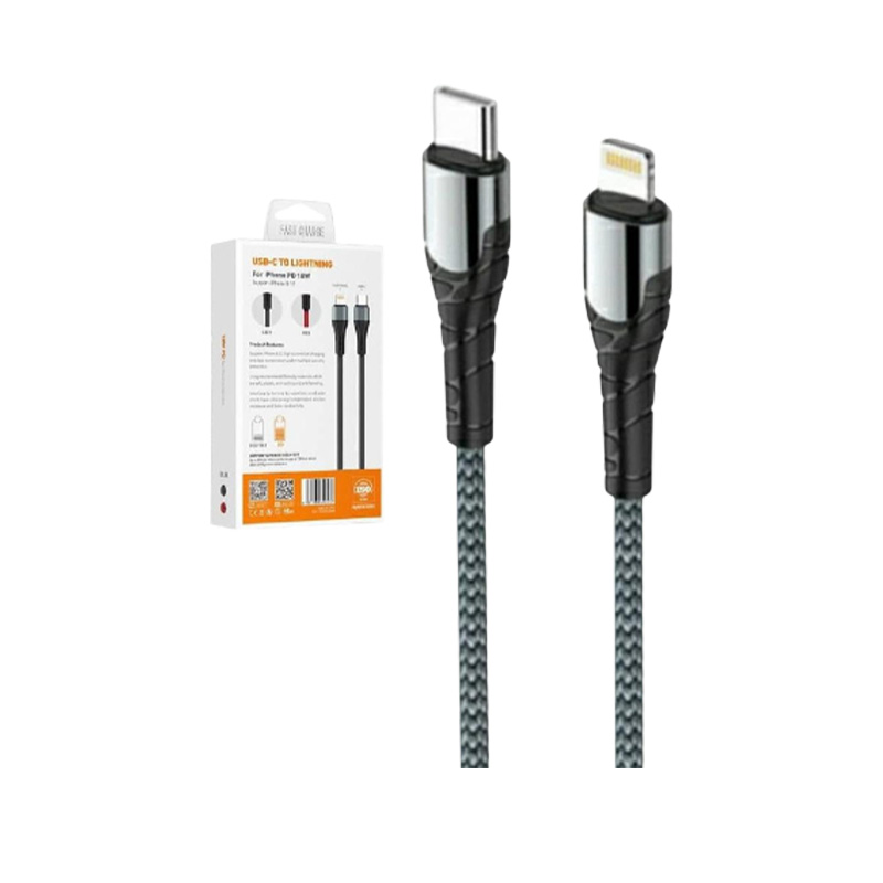 Picture of LDNIO LC961 PD 18W USB-C TO LIGHTNING 1M FAST CHARGING & SYNC DATA CABLE FOR IPHONE 8 8+  X Xs Xr X Max 11 11 Pro 11 PROMAX IPAD PRO / AIR / TOUCH