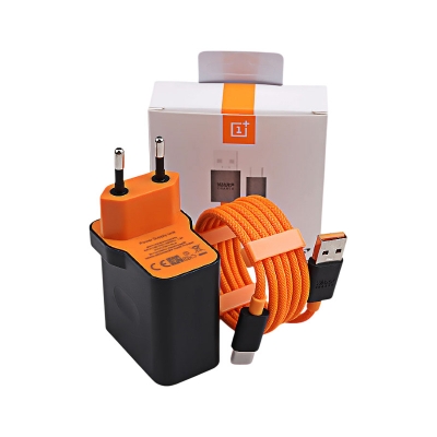 Picture of For OnePlus 8 8 Pro OnePlus 7 Pro 7T Pro OnePlus Nord CE 5G Nord N10 5G USB Warp Charger Mclaren Dash Fast Wall Charge Adapter 100cm Type-C Cable For OnePlus 1+ 3T/5/5T/6/6T/ 8 Pro 8T OnePlus 7T Pro 7 Pro