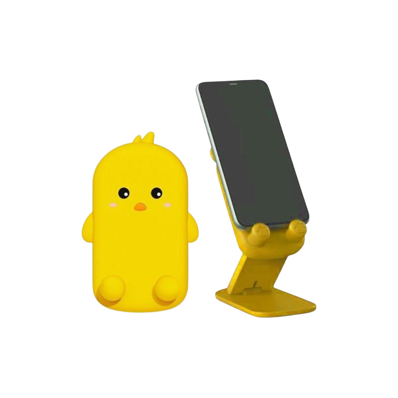 Picture of Cute Cartoon Soft Desktop Lazy Mobile Phone Stand Online Class Live Folding Storage iPad Tablet Support Holder