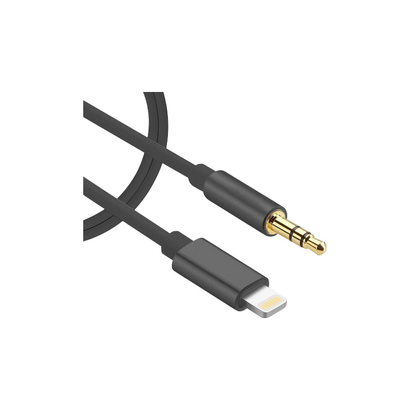 Picture of Lightning To 3.5 AUX Audio Adapter Cable 1M JH-023 For iPhone 12 Pro Max / iPhone 11 Pro Max / iPhone X Xs Max 7+ 8 Plus To Speaker Headset Car Audio Cable
