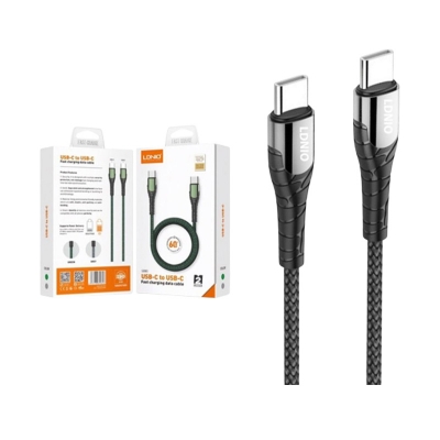 Picture of LDNIO LC101 1M 65W USB Type-C To USB Type-C PD Cable Fast Charging Data Cable For OnePlus 9 9 Pro / Apple MacBook / Samsung Galaxy S21 Ultra Note20 Ultra S20 Ultra S20+ S21+