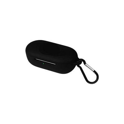 Picture of Silicone Case For OnePlus Buds Z, Soft and Flexible, Scratch / Shock Resistant Silicone Cover with Hook For OnePlus Buds Z Headphones - Black / Blue / Green / Red / Grey