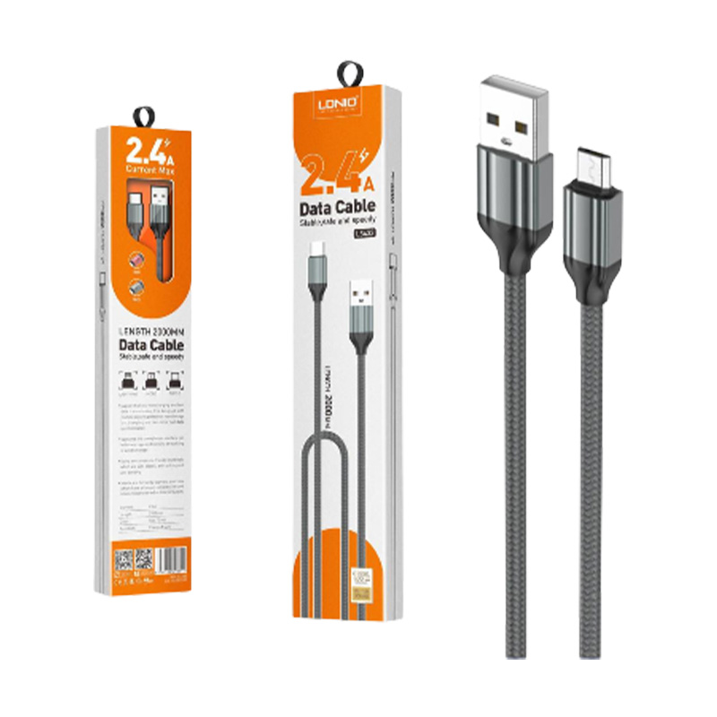 Picture of LDNIO LS432 Micro USB 2 Meter Charging & Data Sync Cable To Android lines Micro USB Cable