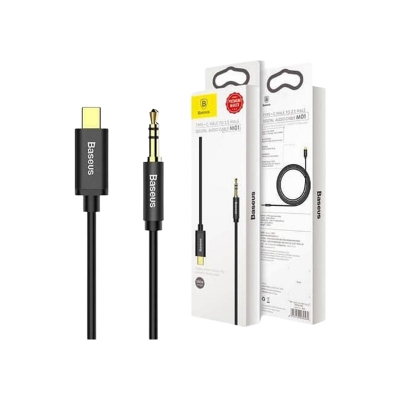 Picture of Baseus USB Type C Male Aux Audio Cable to 3.5mm Jack Male Speaker Cable For Speaker Headphone Car Audio Cable