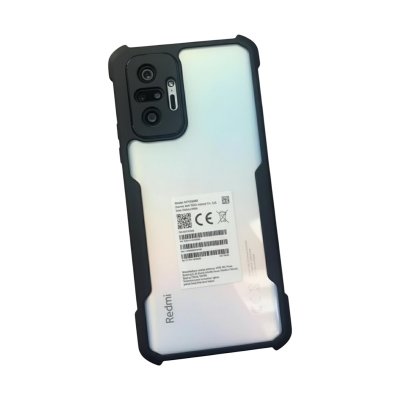 Picture of For Xiaomi Redmi Note 10 Pro Max / Xiaomi Redmi Note 10 Pro Xundd Brand Shockproof TPU Bumper Clear Acrylic Back Cover Mobile Phone Case