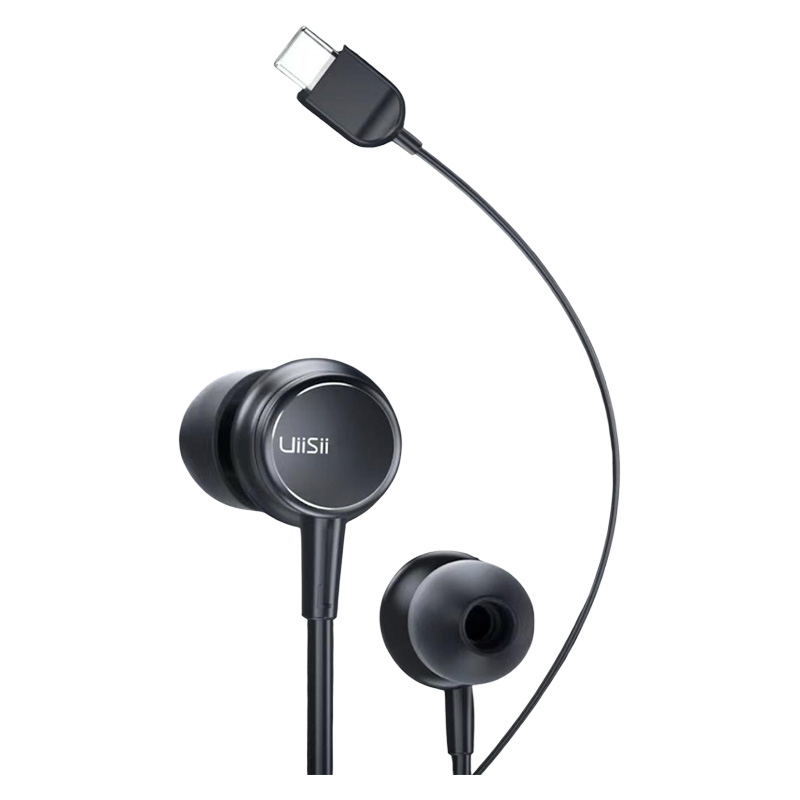 Picture of Uiisii Hm9C Type-C Earphone Hot Selling Type C Wired Noise Cancelling Dynamic Heavy Bass Music Metal In-Ear With Mic Earphone For Xiaomi Samsung Vivo Oppo Realme - Headphone - Earphone