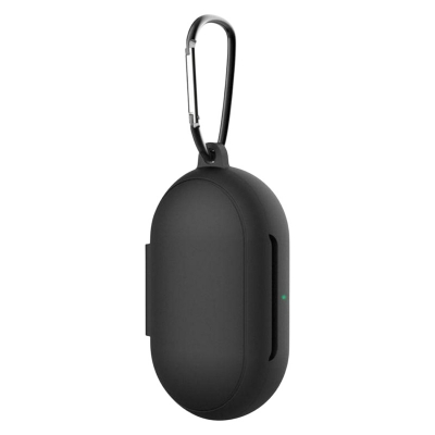 Picture of Silicone Case For Galaxy Buds Plus 2020 Galaxy Buds 2019, Protective Soft Case Cover with Keychain and Carrying Box Accessories Compatible with Samsung Galaxy Buds+ (Support Wireless Charging) Black Blue Red