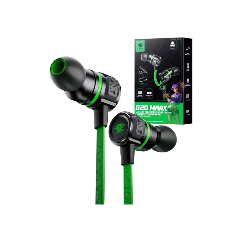 Picture of PLEXTONE G20 Aux 3.5mm and Type C Both Interface Double Bass Magnetic Gaming Earphone Headphone Earphones Earbuds Noise Reduction Headset with Mic