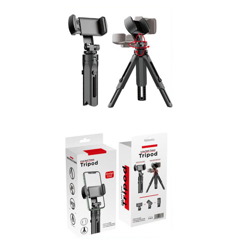 Picture of Mobile Phone Clip Tripod Live Clip Video Horizontal Vertical Self-Timer Fixed Stem Universal Support