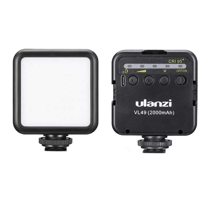 Picture of Ulanzi VL49 6W Mini 49 LED Video Light 2000mAh Built-in Battery 5500K Photographic Lighting 2700K-3500K Vlog Fill Light