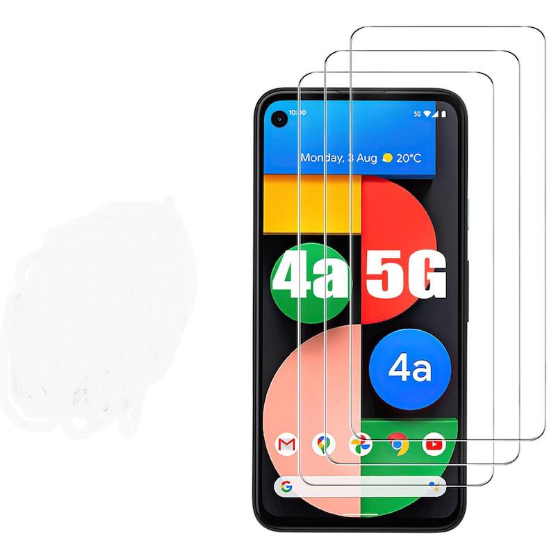 Picture of For Google Pixel 4A 5G Screen Protector Tempered Glass, 9H 0.3MM High Clear Thin Anti-scratch Screen Protector Protective Film For Pixel 4a 5G