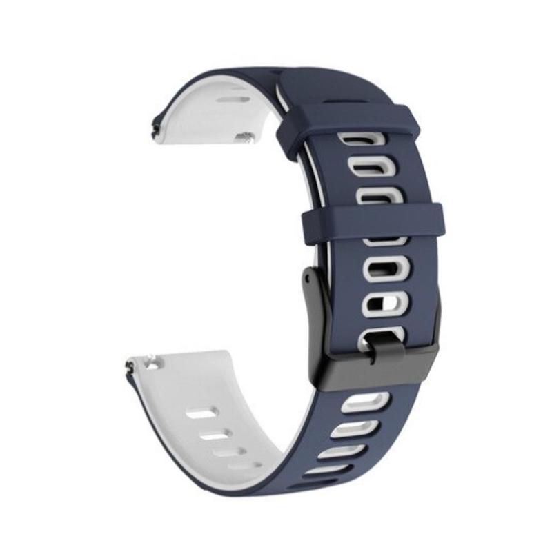 Picture of Double Color 20mm Silicone Strap For Xiaomi Amazfit Bip Haylou LS02 RS4 Plus Smartwatch 20MM Bracelet For All Other 20mm Width Lugs Quartz Digital Automatic Watches Strap Watch Belt