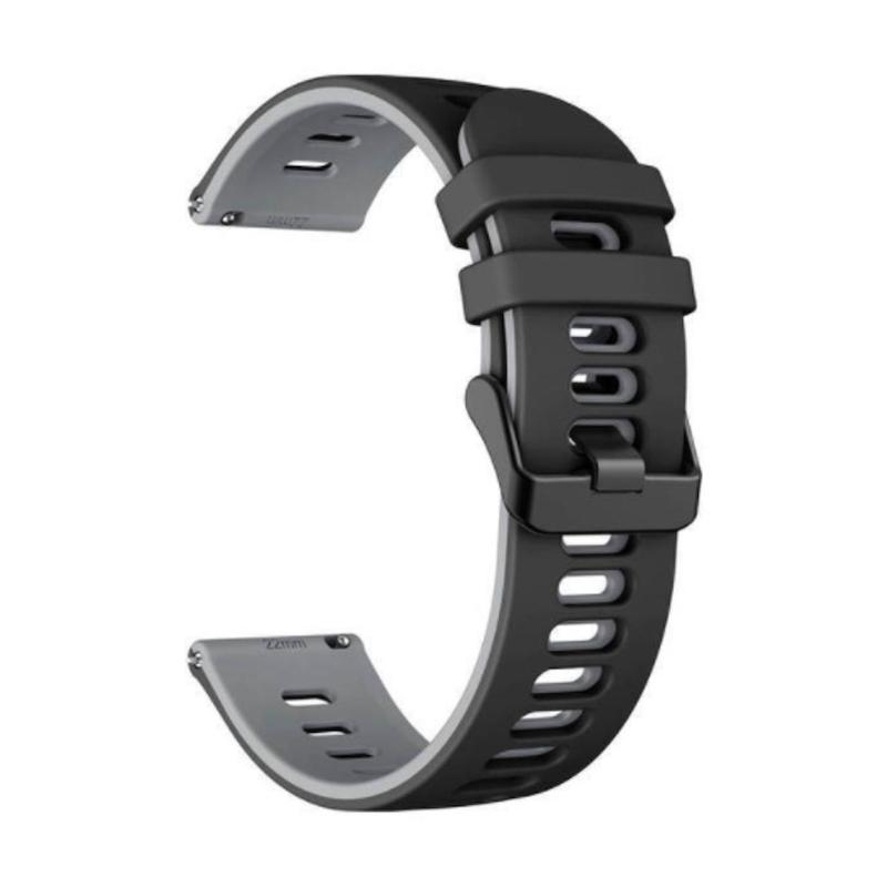 Picture of Double Color 22mm Silicone Strap For Kieslect KR Pro Haylou LS05 IMILAB KW66 Huawei Watch 3 Pro Realme Watch 2 Pro  Mibro X1 IMILAB W12 Smartwatch 22MM Bracelet For Huawei Watch GT2 46MM honor watch Dream GS PRO KS KS Pro W12