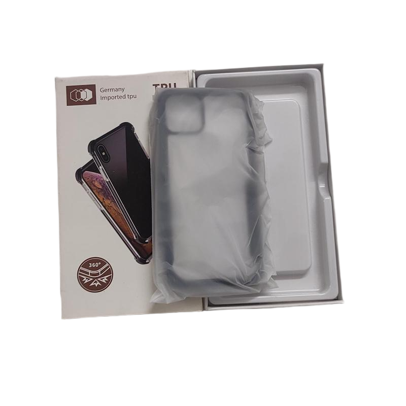 Picture of For Google Pixel 5 Cover German Bayer Imported TPU iFace Border Back Cover Shock Proof Anti Slip Black Bumper & Clear Transparent Back Pc Soft Tpu Back Cover Case