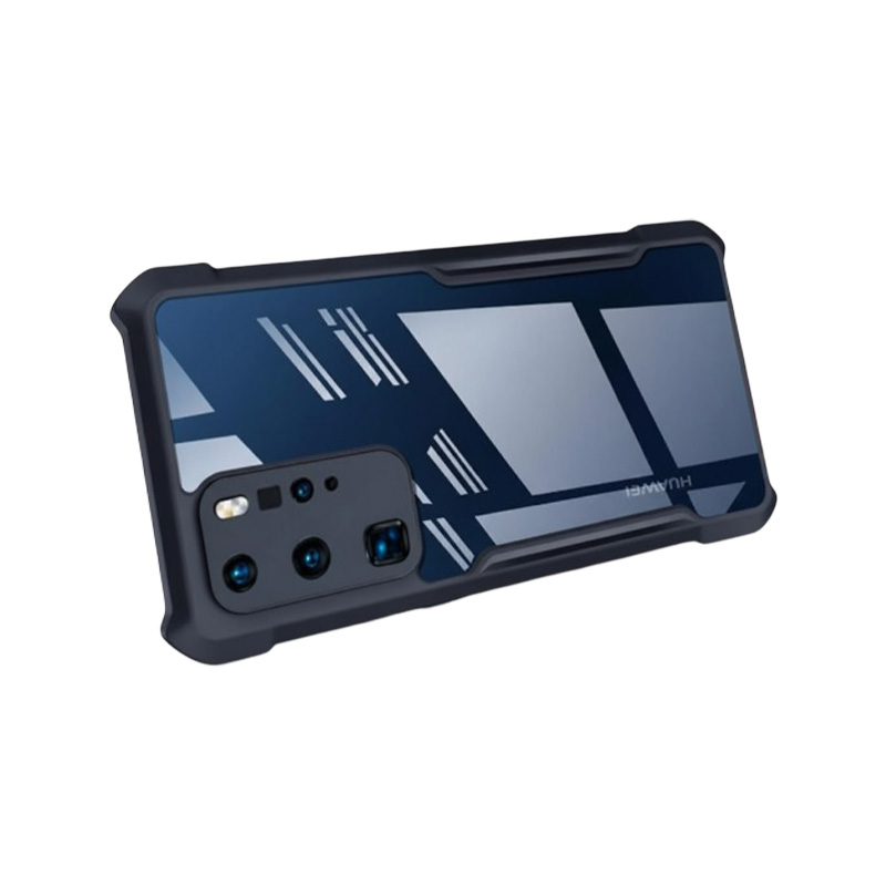Picture of XUNDD CASE For Huawei P40 Pro | Military Grade Black Bumper Case Airbags Shockproof Protective Transparent Back Cover