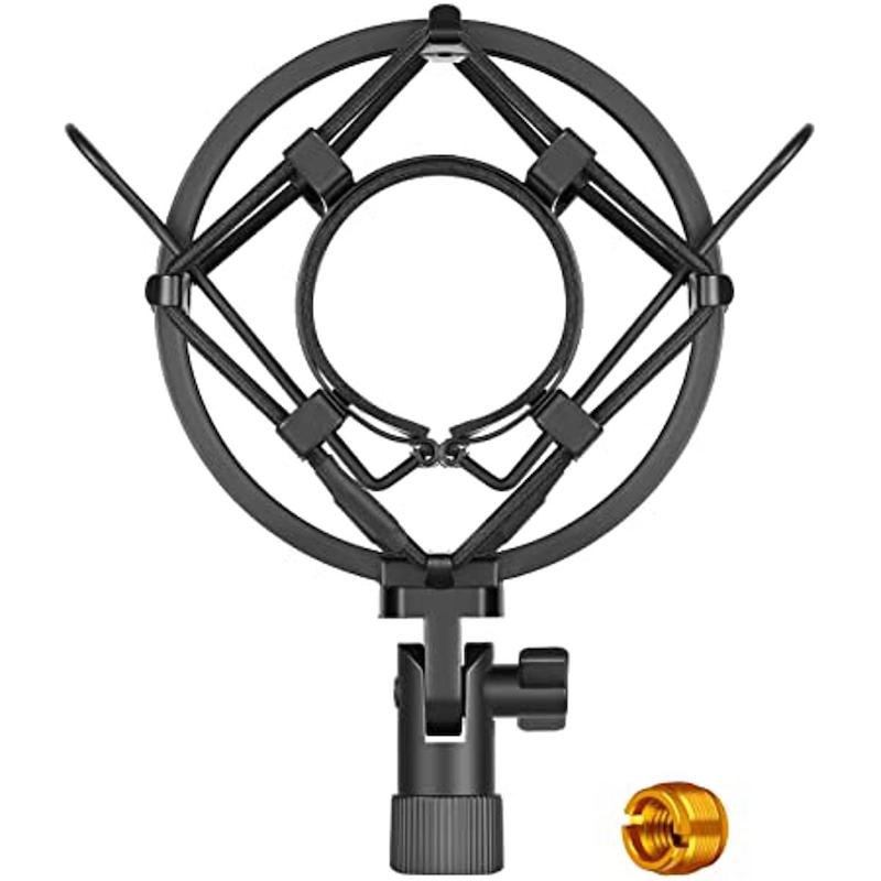 Picture of Universal Microphone Metal Shock Mount Mic Clip Holder Mount For Diameter 40mm-50mm Mic Anti Vibration Adjustable High Isolation Shock Mount