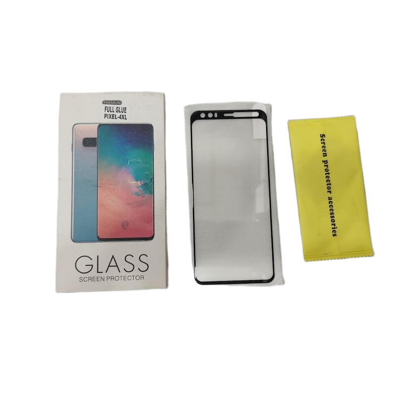 Picture of For Google Pixel 4XL Full Tempered Glass Full Glue Premium Quality Ultra Clear Anti-scratch, Anti Oil Stains Screen Protector Edge To Edge Full Screen Coverage Glass Protector (See The Real Photos)