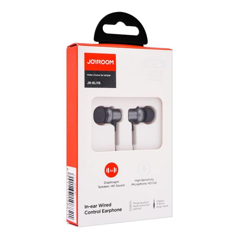 Picture of JOYROOM JR-EL115 Aux 3.5mm Interface Wired Earphones Line Control Music In-Ear Headphones