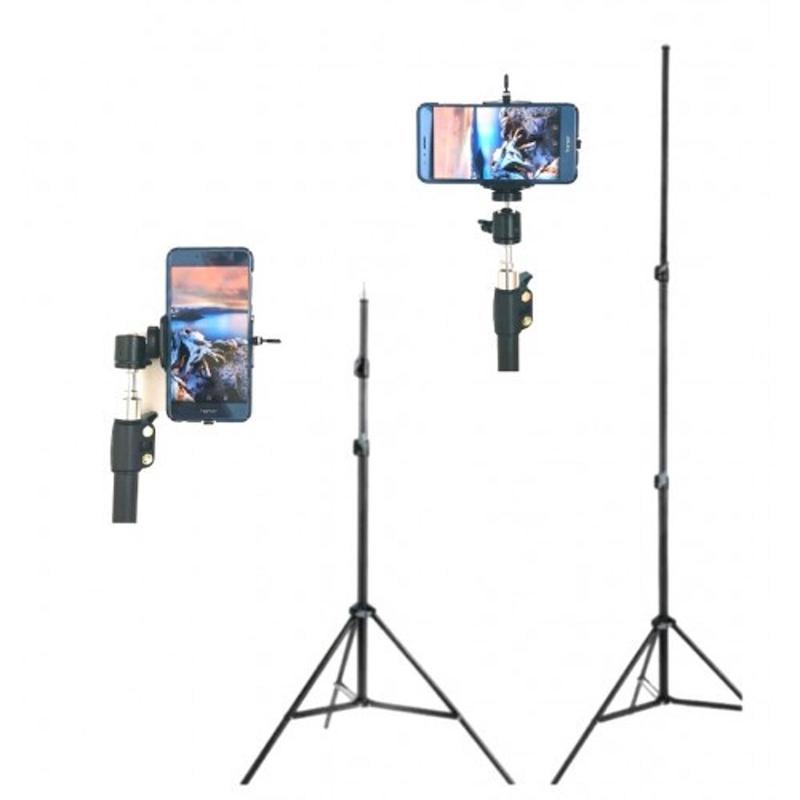 Picture of JMARY MT-75 Ring Light Tripod Stand 7ft High Quality Imported For Lighting Softbox Umbrella Camera Protector