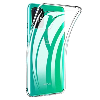 Picture of For OnePlus 9R Case ANTI-SLIP Premium Quality Clear Soft TPU Ultra Thin (1.5mm) Soft Silicone TPU Cover Transparent Back Cover For 1+9r 5G