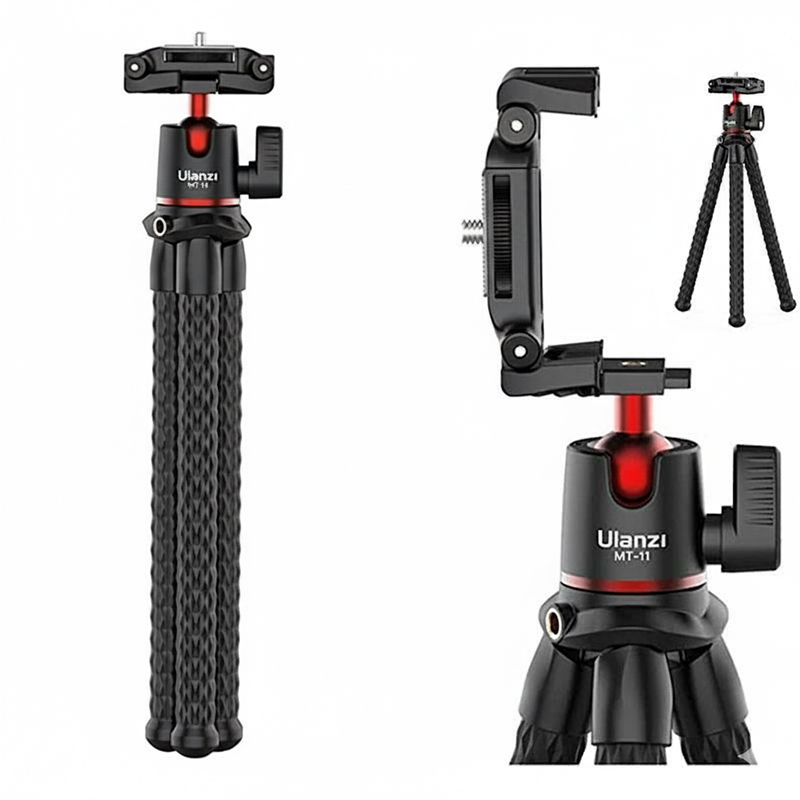 Picture of Ulanzi MT-11 Flexible Octopus Tripod Stand 1/4 Inch Screw 2-in-1 Platform Design 360 Degrees Adjustment